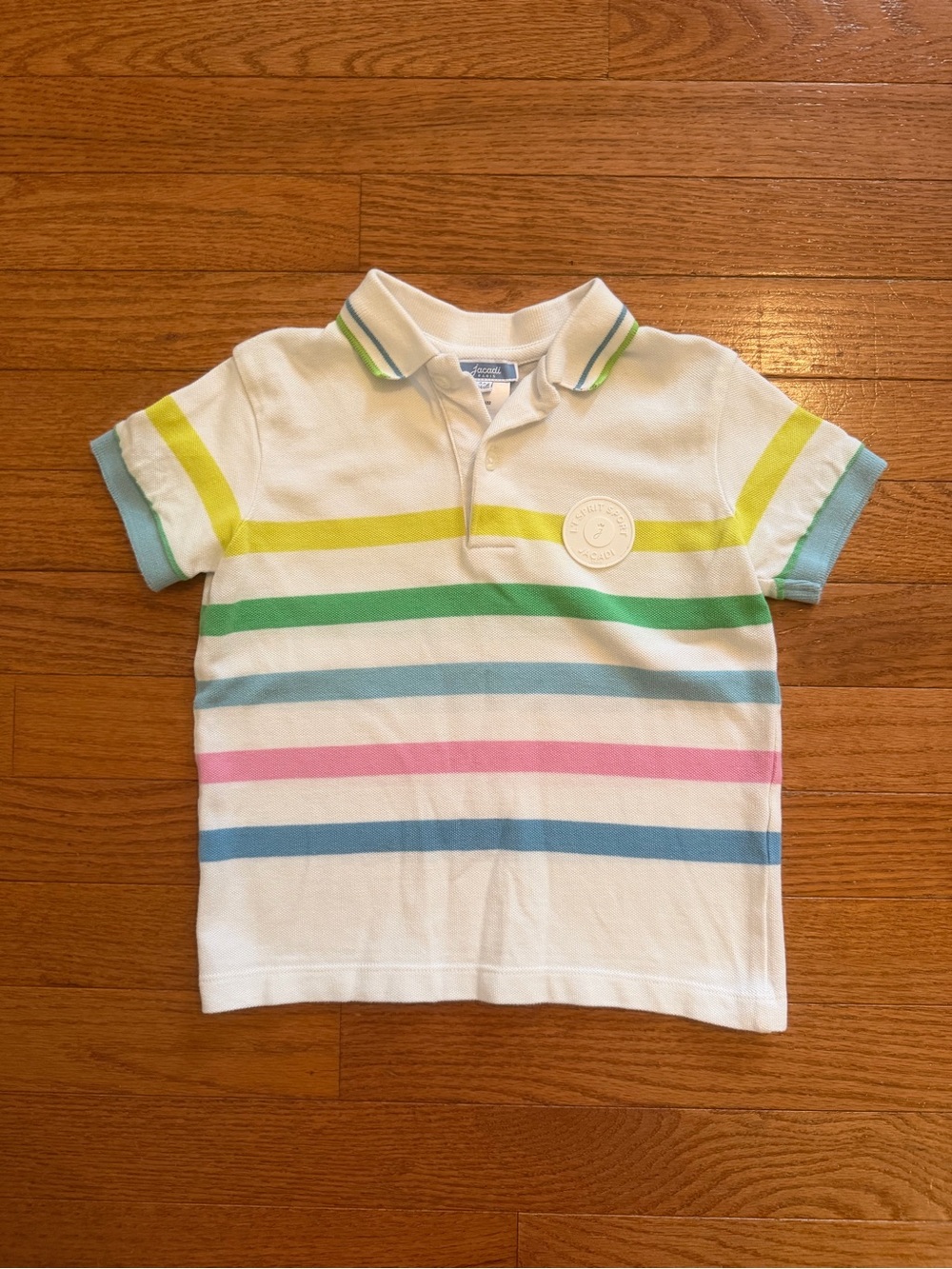 Jacadi Paris Boys Striped Preppy Polo